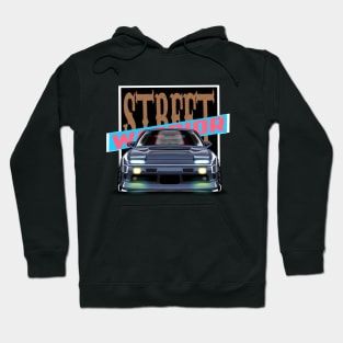 nissan s13 240sx gray Hoodie